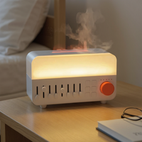 Tranquil Flame Sleep Diffuser For Restful Sleep All In One Humidifier White Noise LED Light Bluetooth Speaker