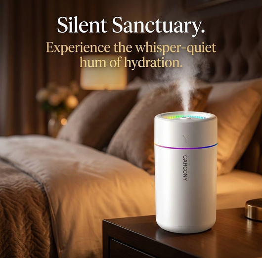 AuraDrive LED Aroma Humidifier – Portable Ultrasonic Car Air Diffuser with Ambient RGB Light