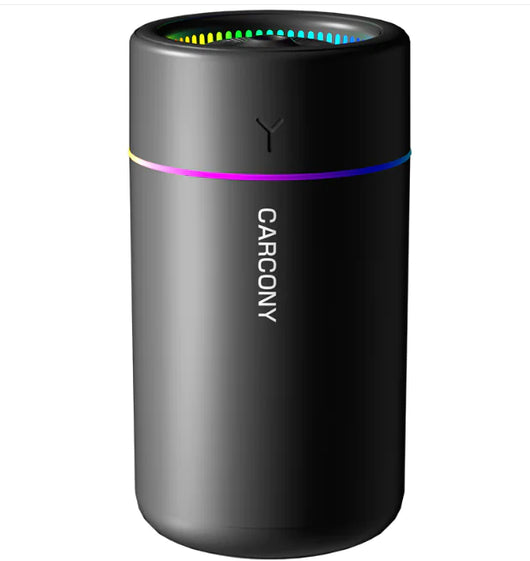 AuraDrive LED Aroma Humidifier – Portable Ultrasonic Car Air Diffuser with Ambient RGB Light