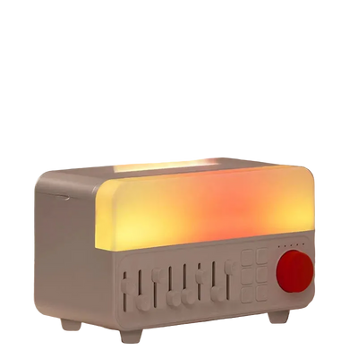 Tranquil Flame Sleep Diffuser For Restful Sleep All In One Humidifier White Noise LED Light Bluetooth Speaker