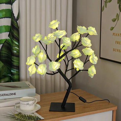 Bedroom Rose Tree Lamp Decoration