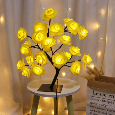 Bedroom Rose Tree Lamp Decoration