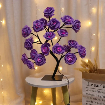 Bedroom Rose Tree Lamp Decoration